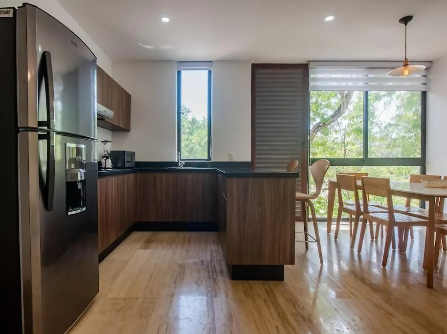 Amira Residence Confortable 1 Bedroom In Aldea Zama 툴룸 아파트